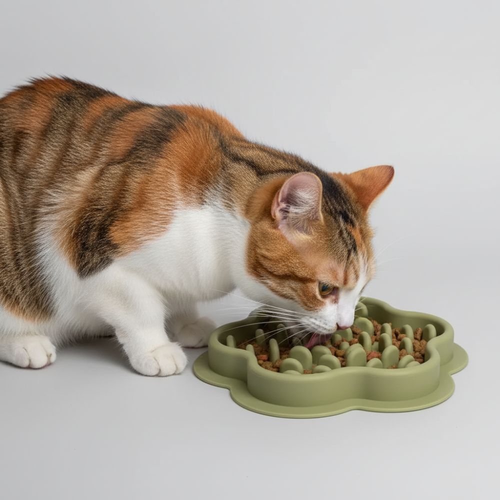 SlowFeederBlume Katzennapf