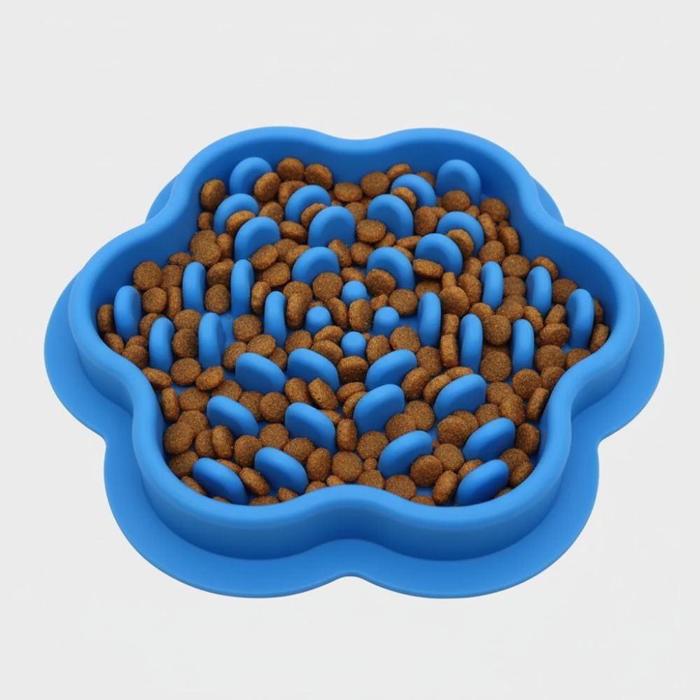 SlowFeederBlume Katzennapf