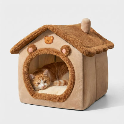 TeddyHaus | Kuscheliges Katzenhaus