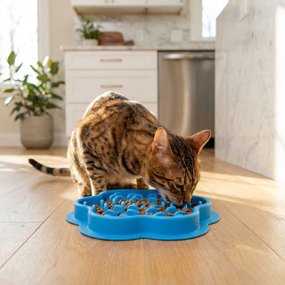 SlowFeederBlume Katzennapf